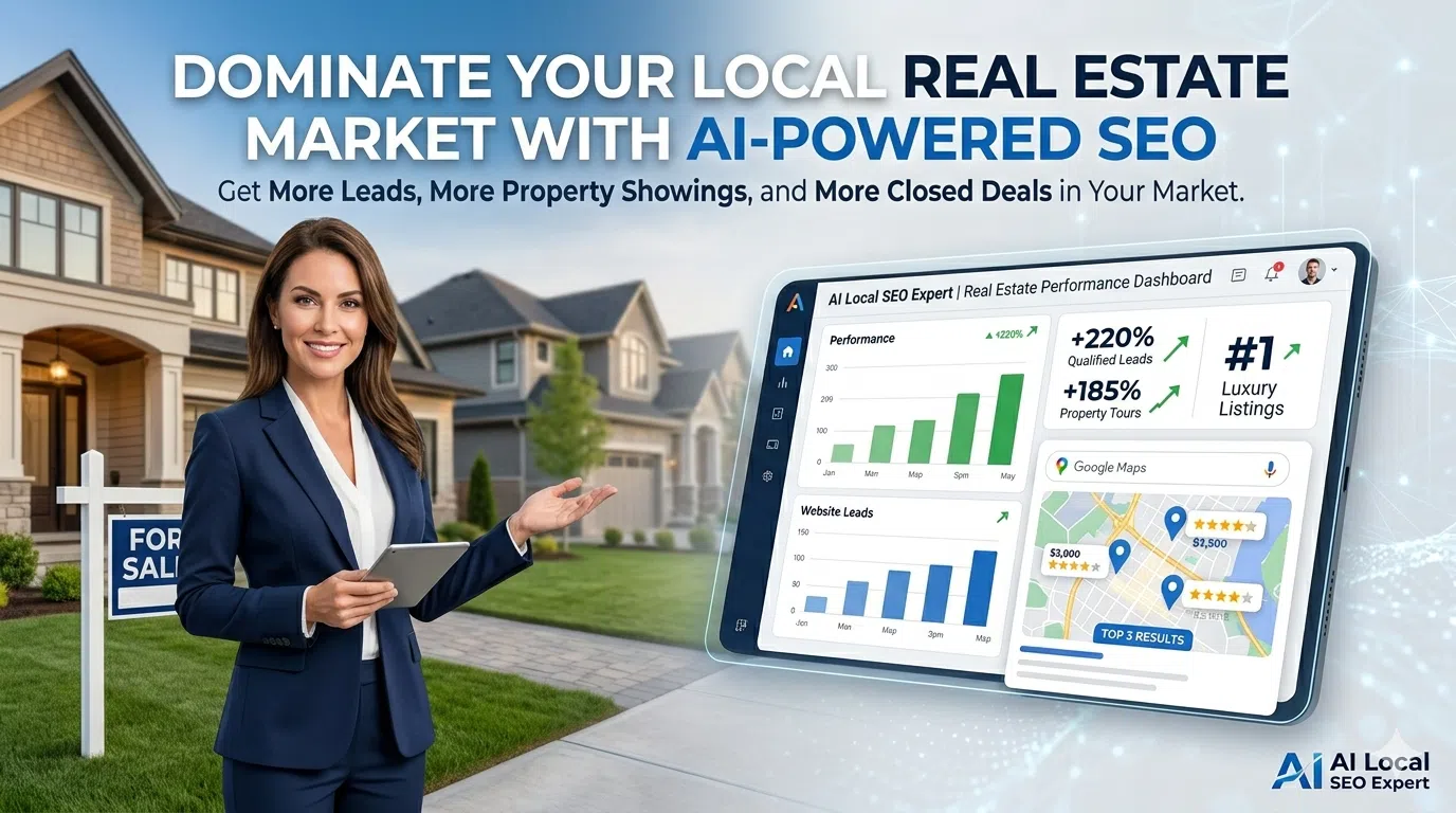 Real Estate SEO 1 Real Estate SEO Experts | Dominate Local Listings with AI