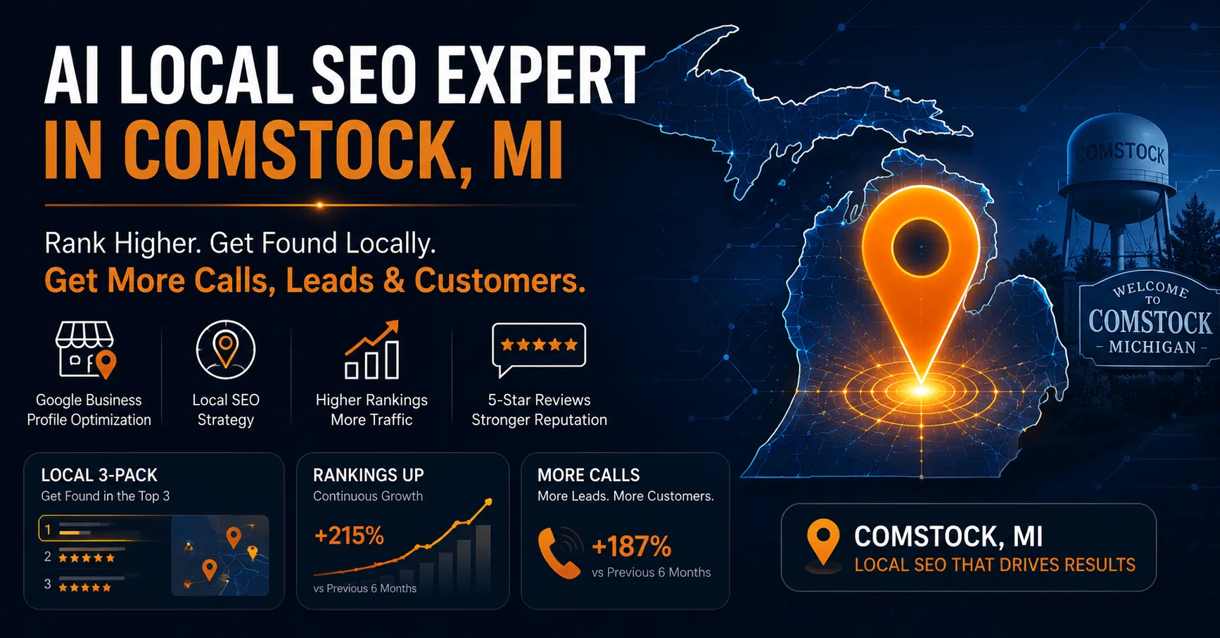 AI Local SEO Expert in Comstock, MI