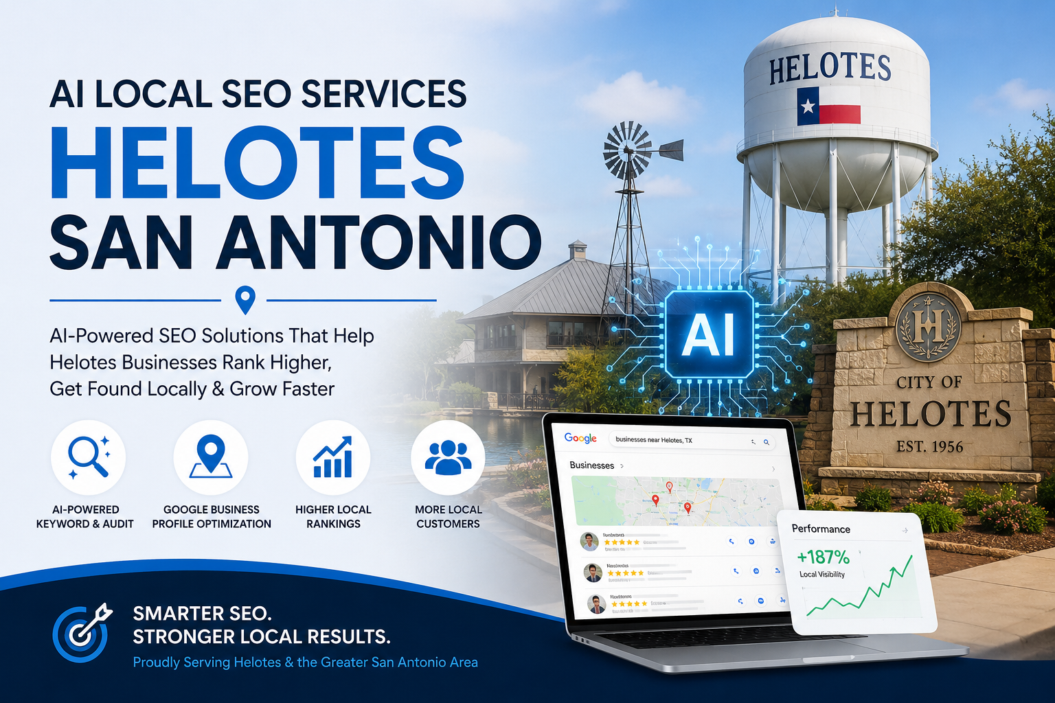 AI Local SEO Services Helotes San Antonio