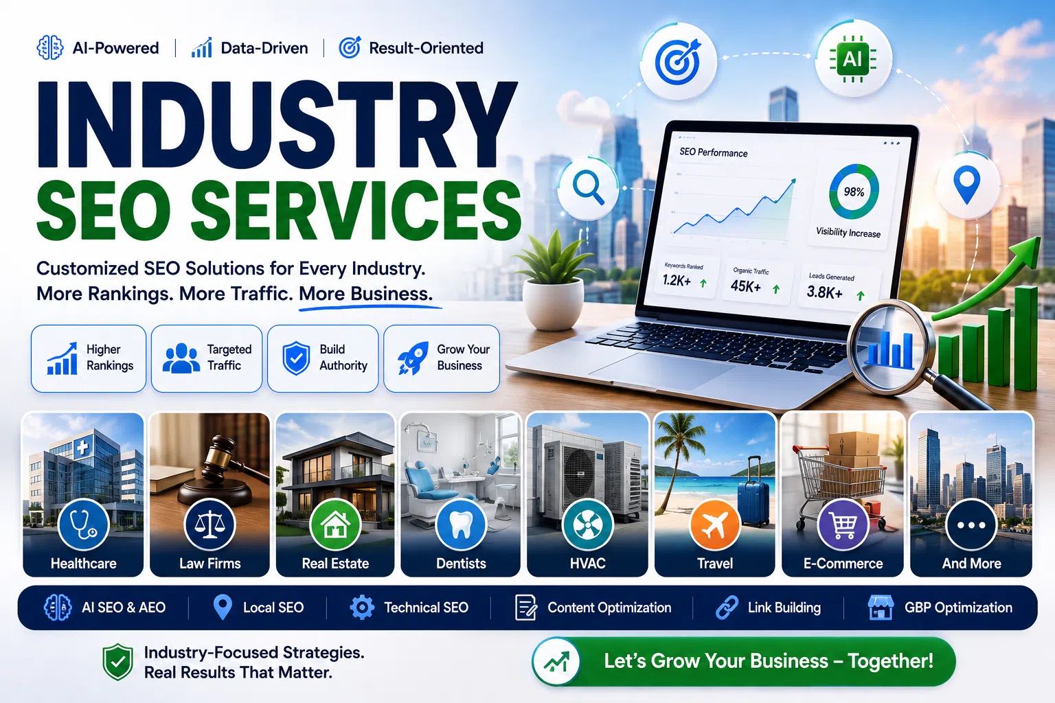 Industry SEO Solutions That Generate More Leads & Rankings
