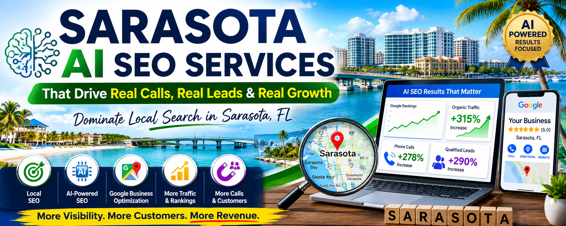 Sarasota AI SEO Services That Drive Real Calls, Real Leads & Real Growth