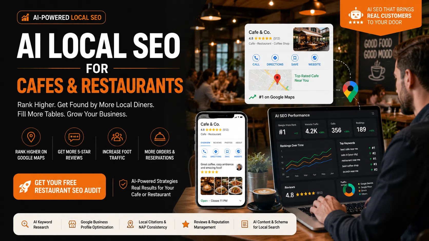 Best AI Local SEO Services for Cafes & Restaurants